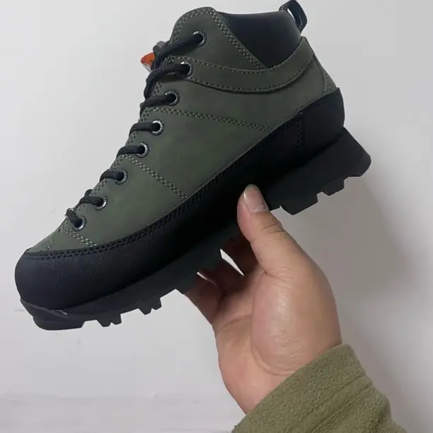 秋冬中帮防水透气防滑耐磨户外徒步登山鞋男女同款