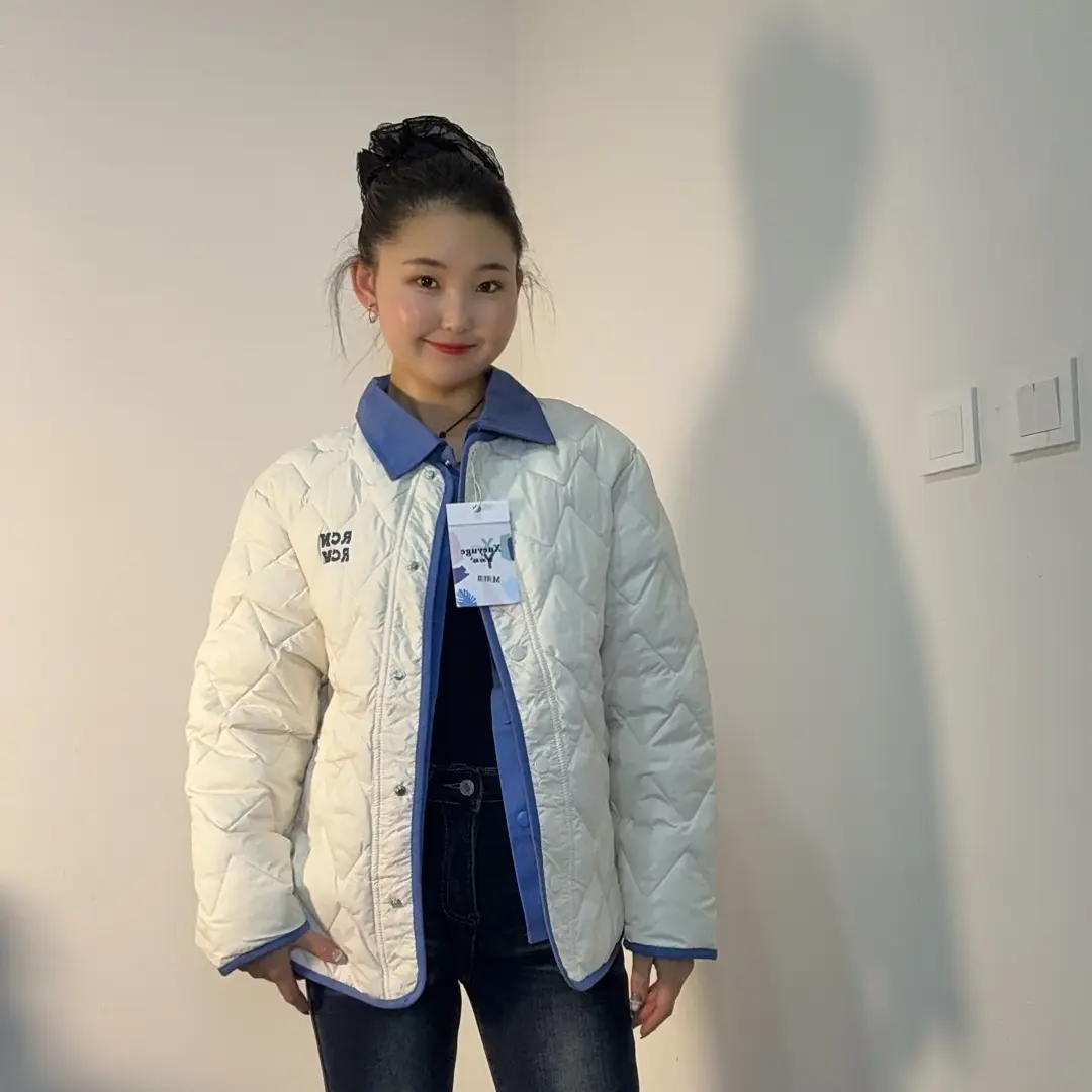 轻薄翻领加厚百搭休闲保暖宽松免烫