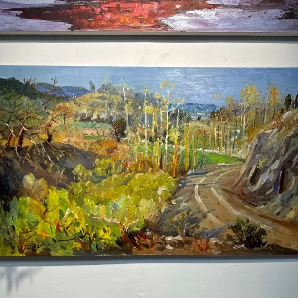 原创手绘风景油画80*140cm适用于客厅卧室餐厅办公装饰画
