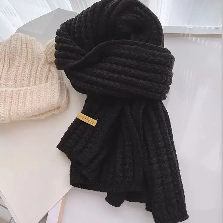 【4个赠品】条纹日系厚款保暖不起球波点围巾通用男女通用休闲风