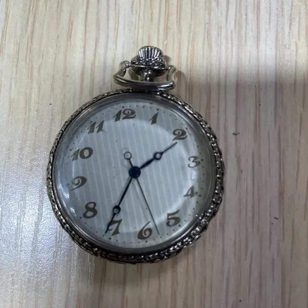 复古经典怀旧老式翻盖罗马数字大表盘可正常使用怀表