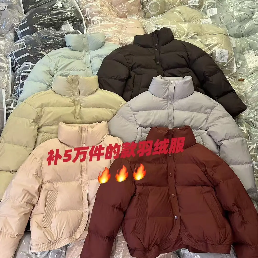 韩版宽松型纯色保暖常规袖连帽加厚立领短款