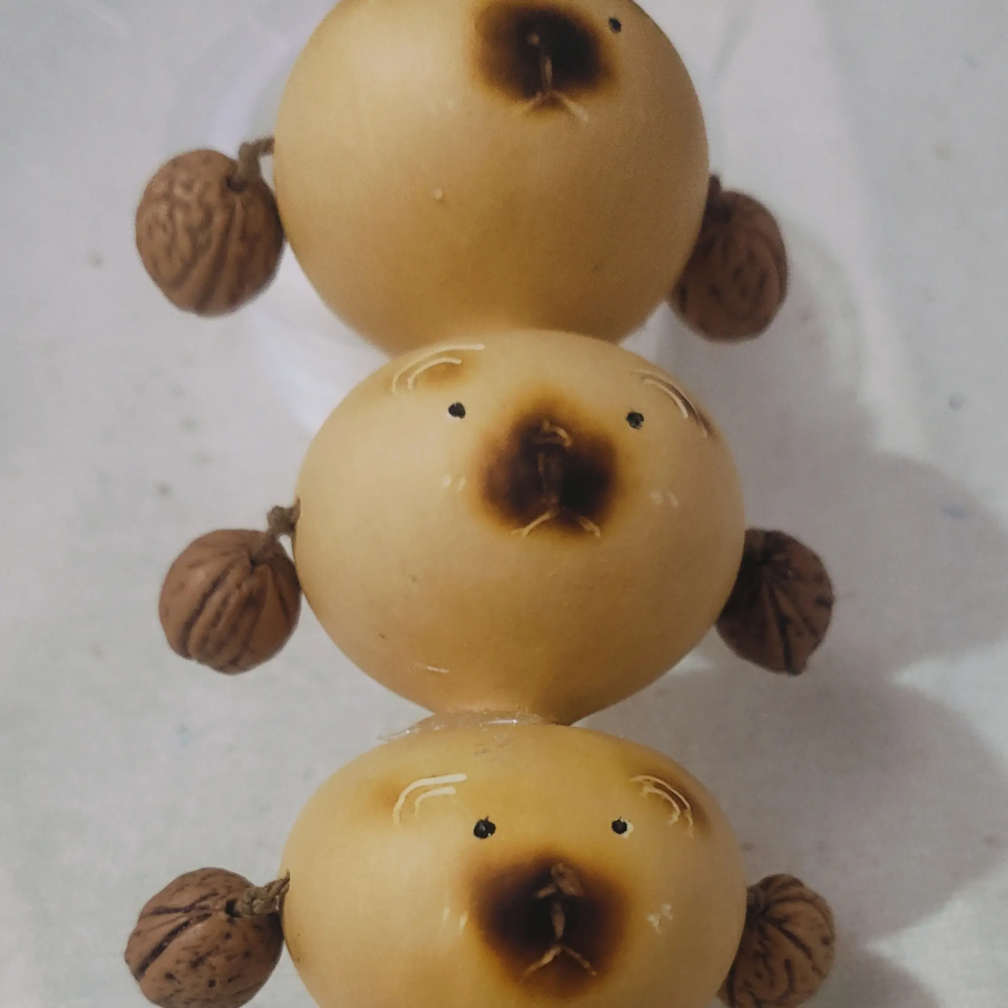 手工小葫芦制作的可爱糖葫芦拨浪鼓