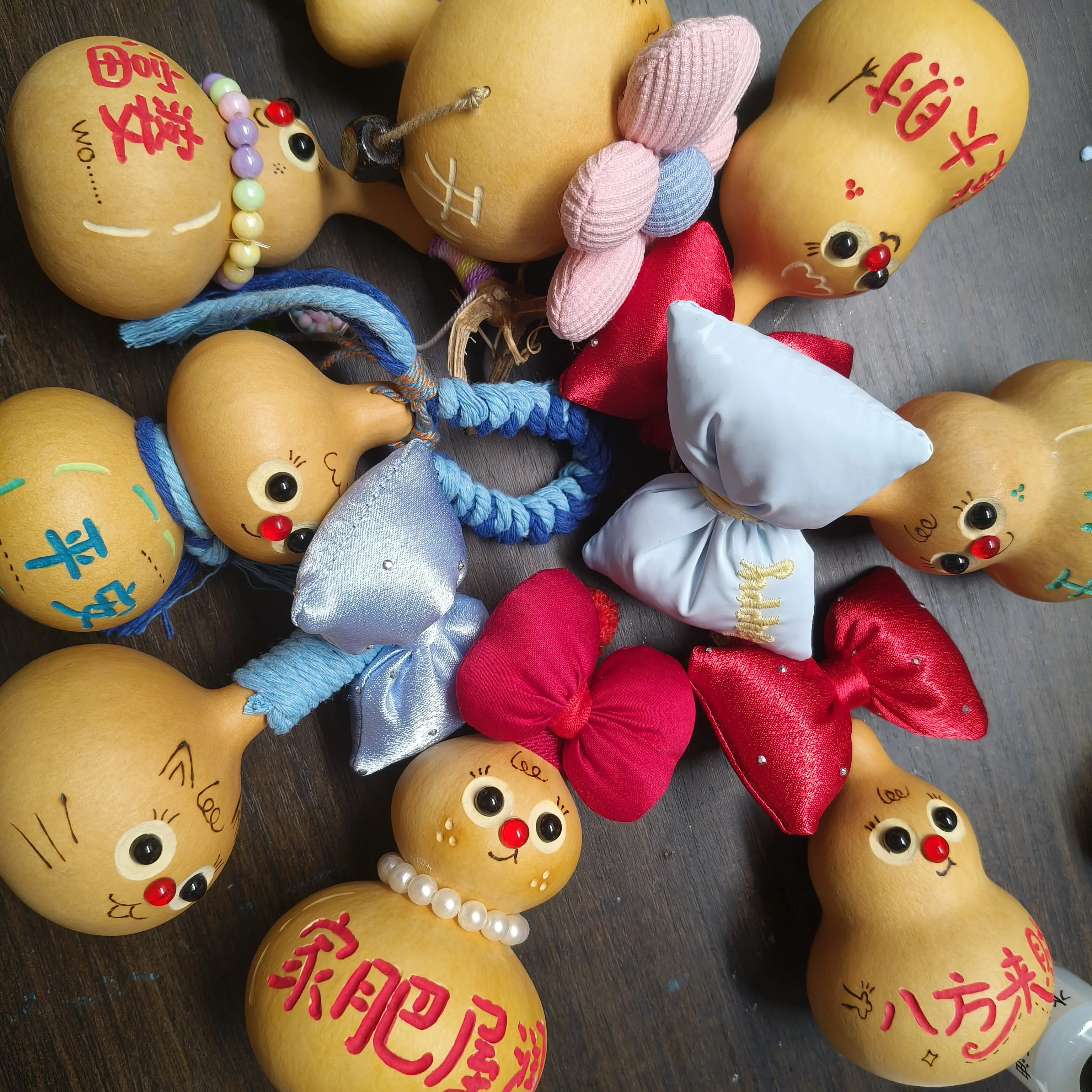 直播间 手工雕刻创意文玩葫芦挂件摆件