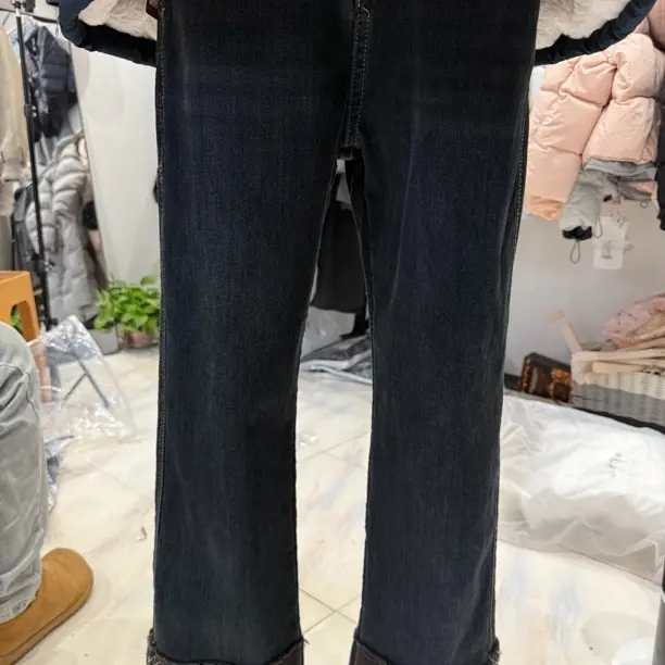 特清no退no换 考虑好下单 牛仔裤女秋冬新款显瘦百搭