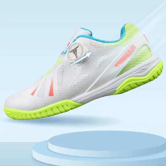 挺拔乒乓球鞋儿童男童女童旋钮运动鞋透气牛筋底新款兵乓球训练鞋