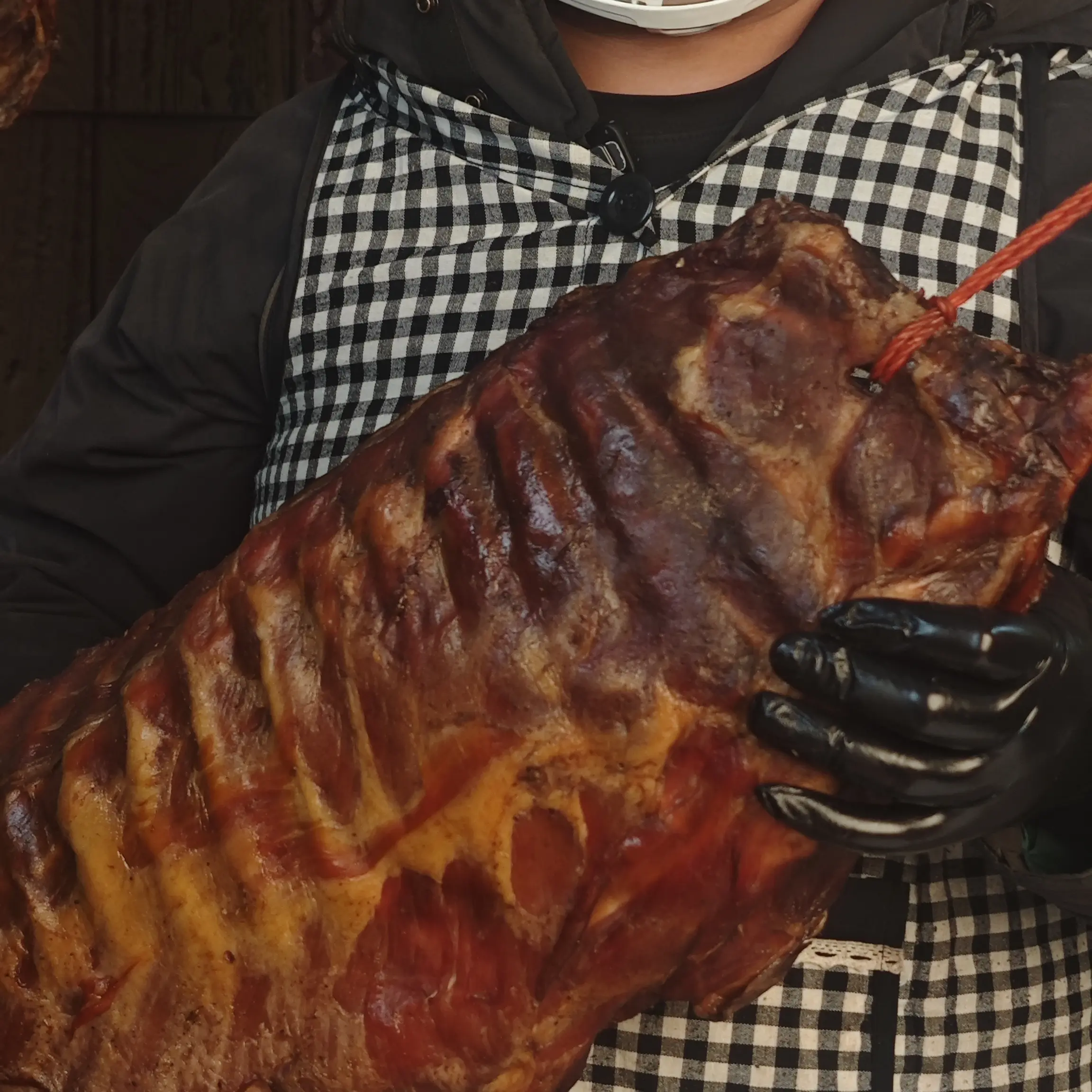 [新人福利三斤送一斤]川渝风味特色柴火烟熏腊排骨下酒菜