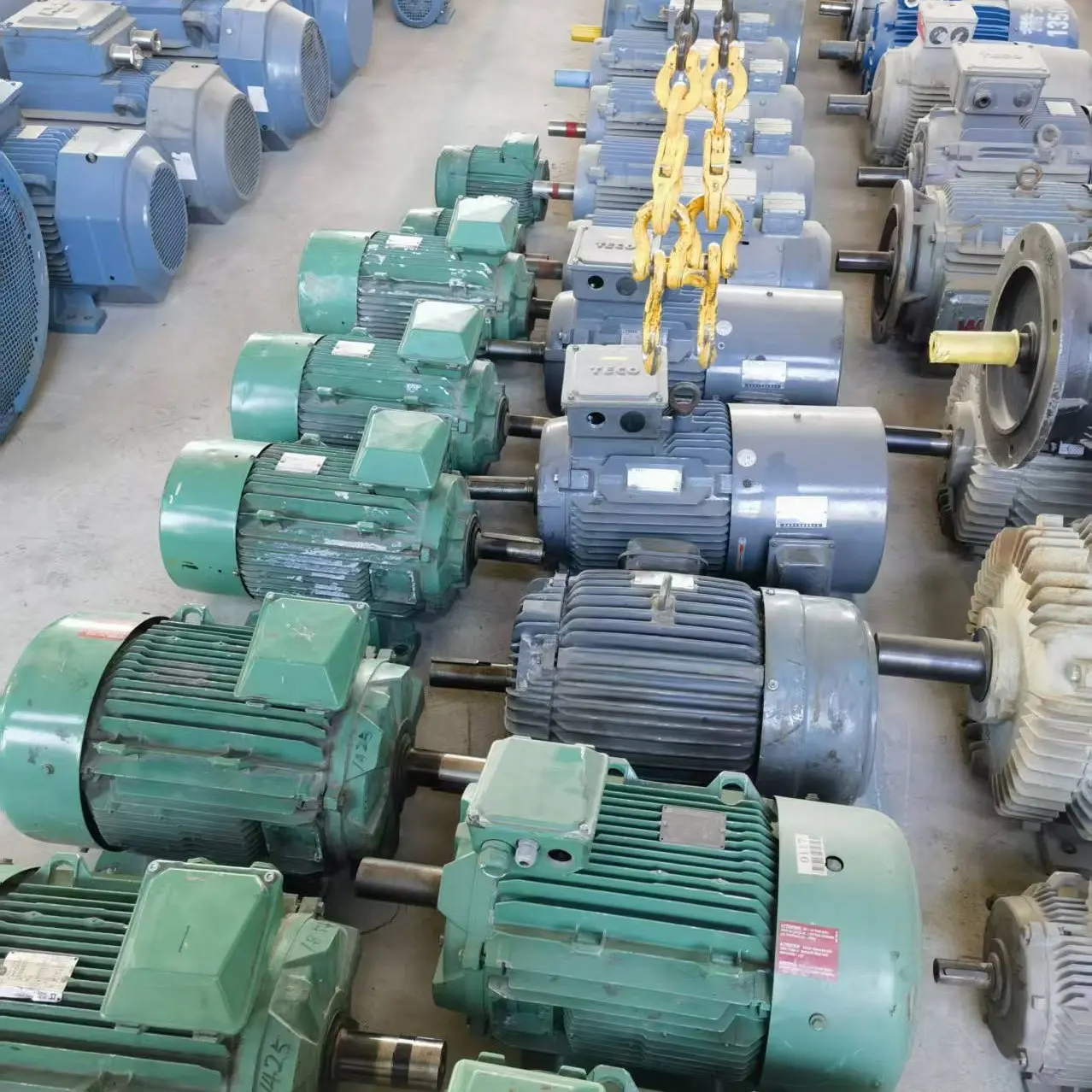 利莱森玛2.2千瓦4极铝壳电机，国标铜线原装电机，接线盒有损坏