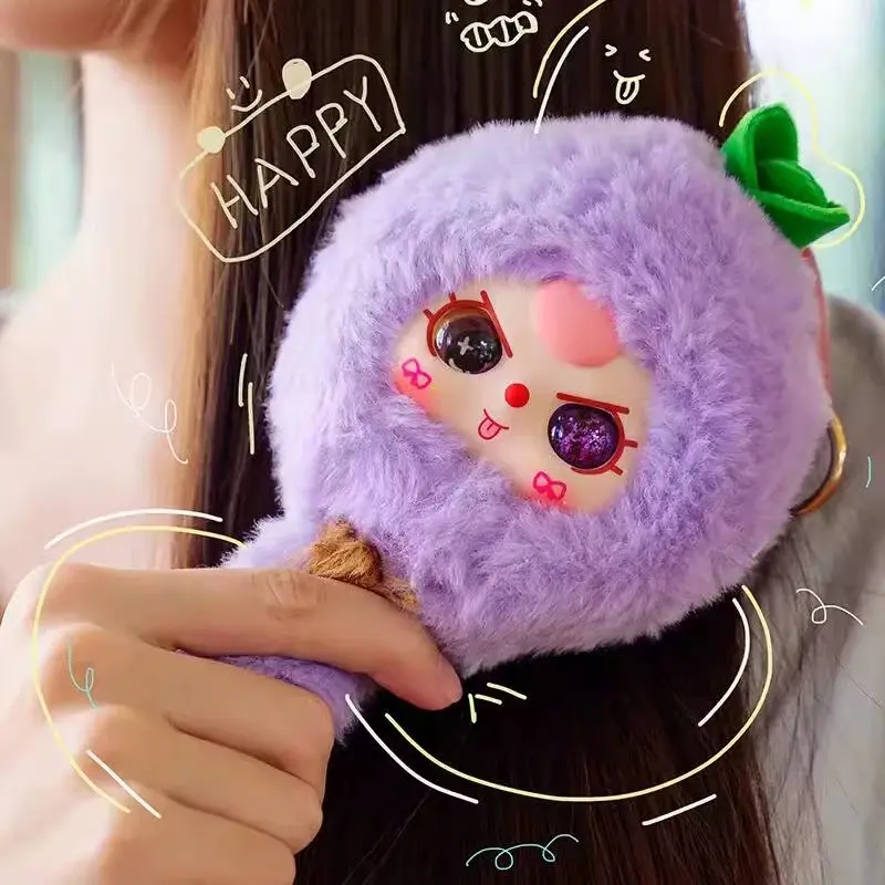 【拆盒】娃三岁给你梳梳头毛绒盲盒 国潮玩具