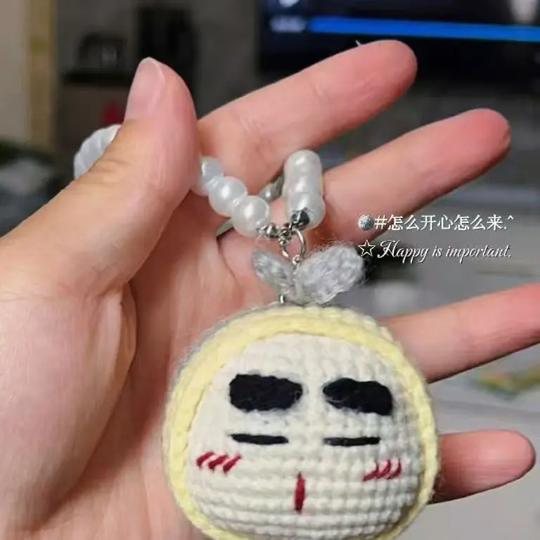送女友钩织玩偶钥匙扣成品毛线编织diy手作