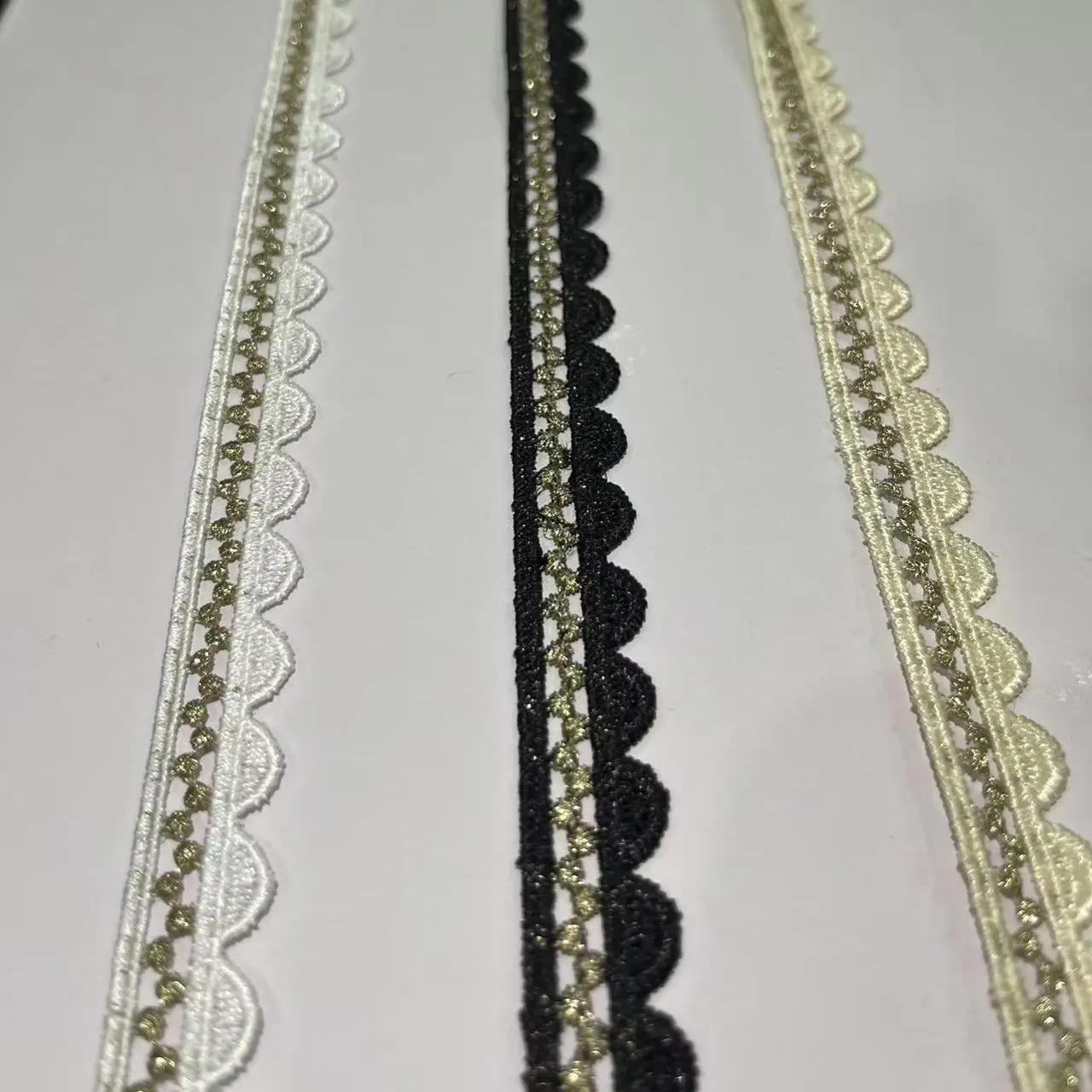 热卖款金丝镂空窗帘小边1.6cm宽装饰辅料DIY