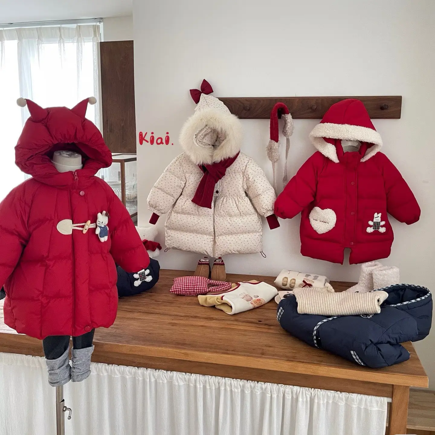 kiai新款90%羽羽 高品质高颜值 No退NO换女童洋气加厚