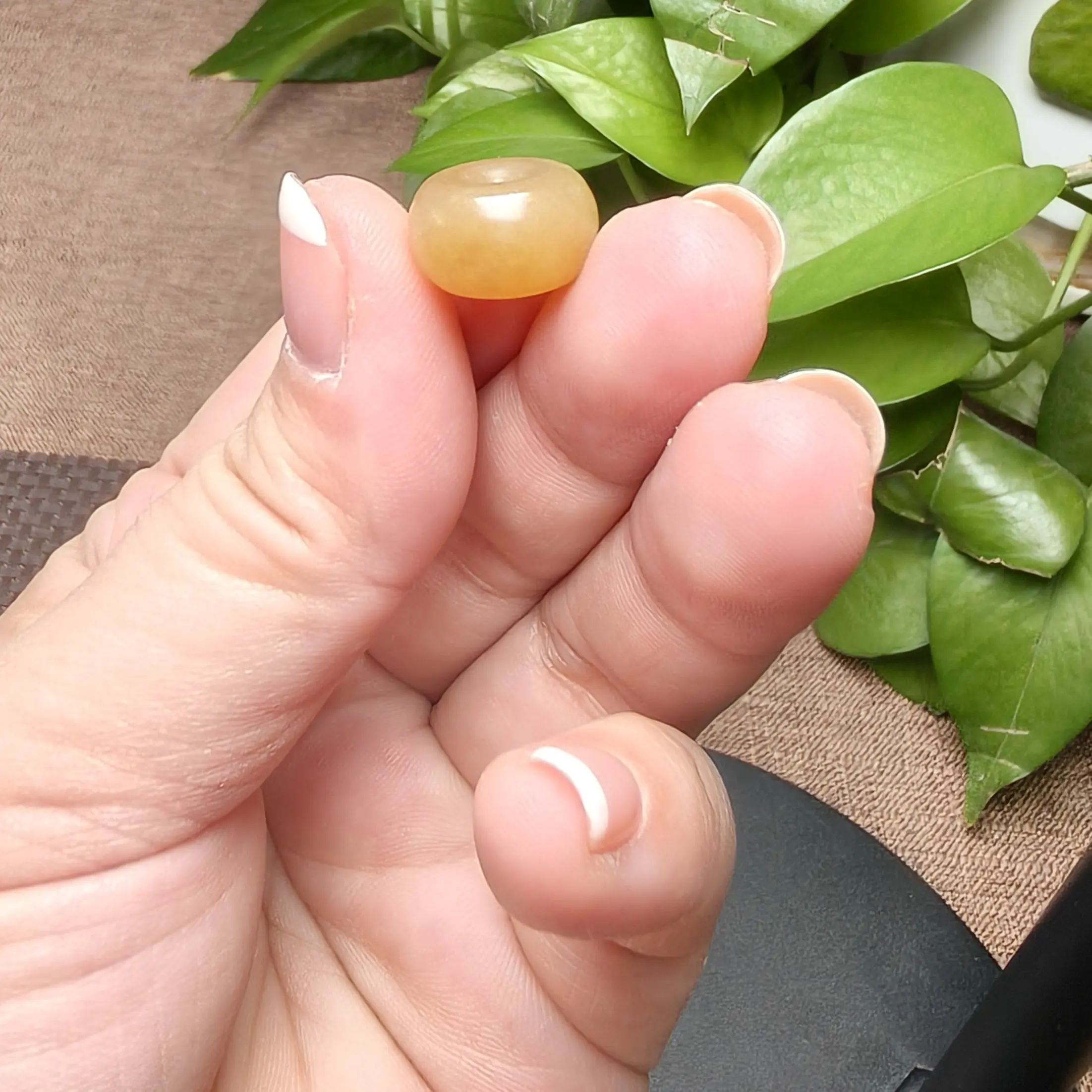 新疆和田玉糖玉散珠