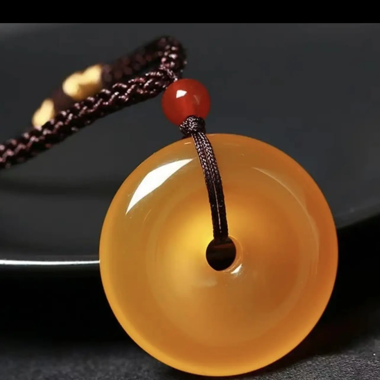 天然玉石 新号放富力，平安扣挂件情侣款时尚百搭适合送礼