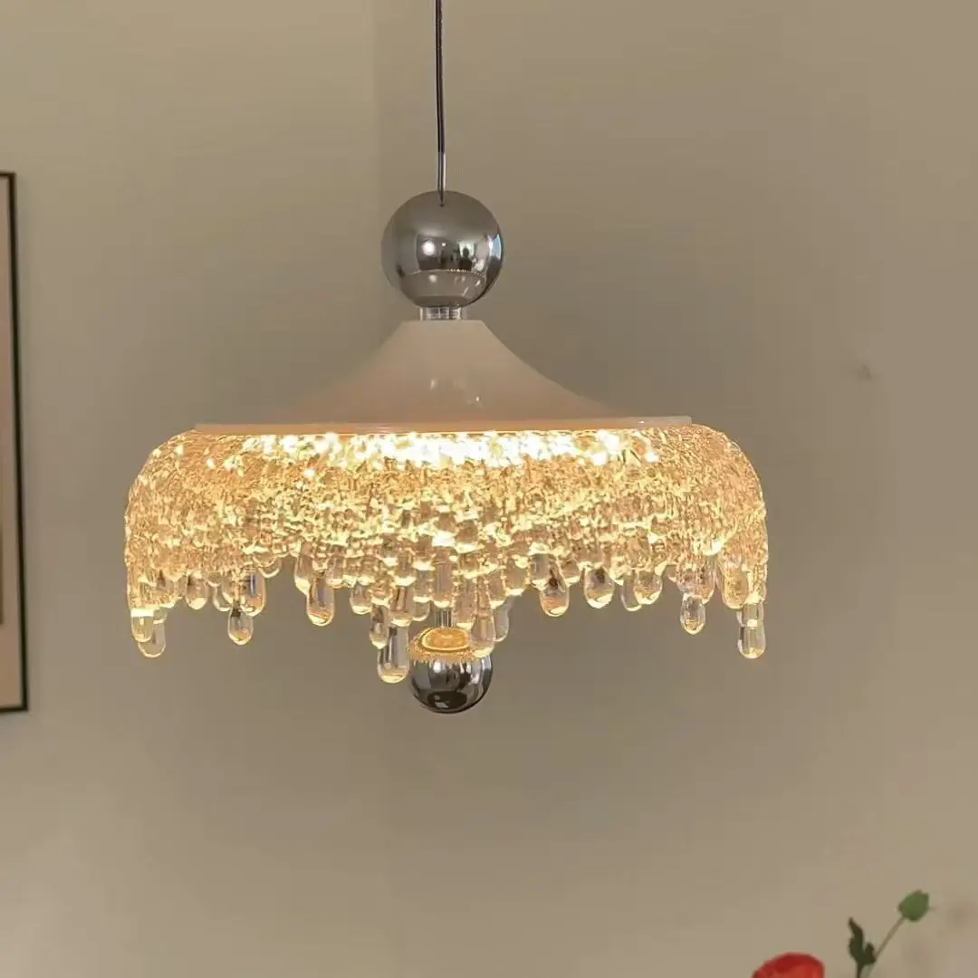 【名品灯饰】轻奢简约创意水滴形客厅餐厅卧室吊线灯