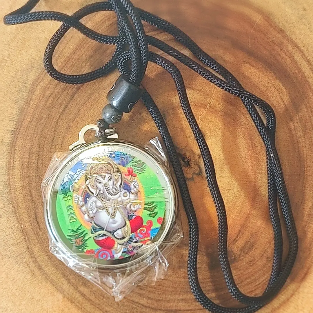 【灵岩寺】扎基拉姆绿度母黄财神圆卡铜卡精致做工藏式唐卡