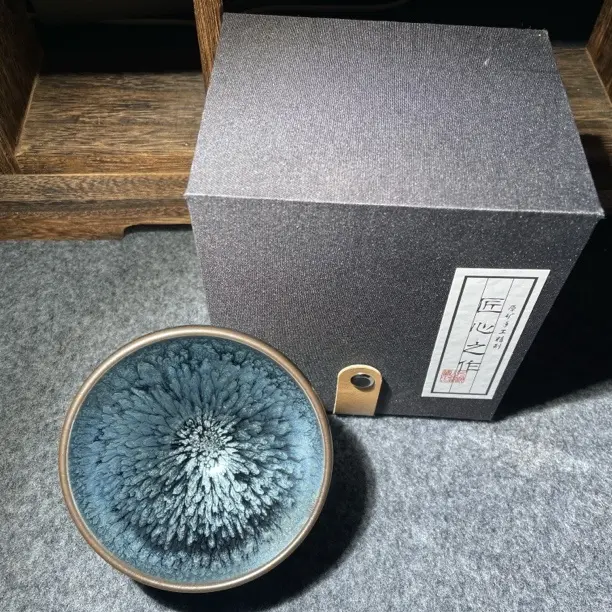 经典百花钵钵配礼盒证书