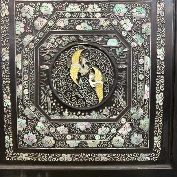 美观实用精品满螺钿大柜子