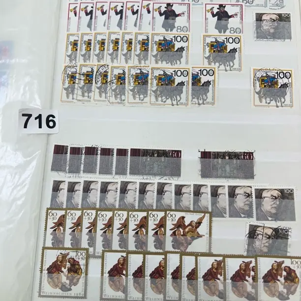 各国邮票，德国邮票，带册，716