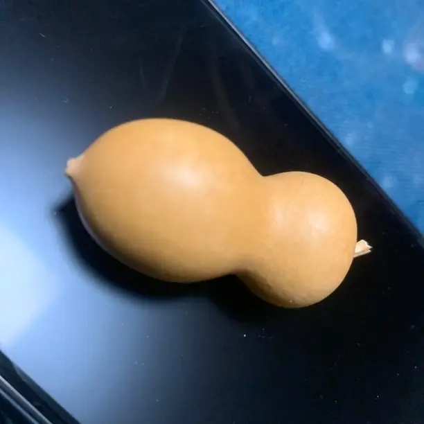 天然包浆带龙头紫皮文玩手捻小葫芦摆件挂件