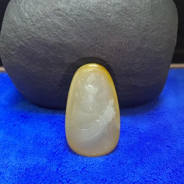 新疆和田玉关公39克