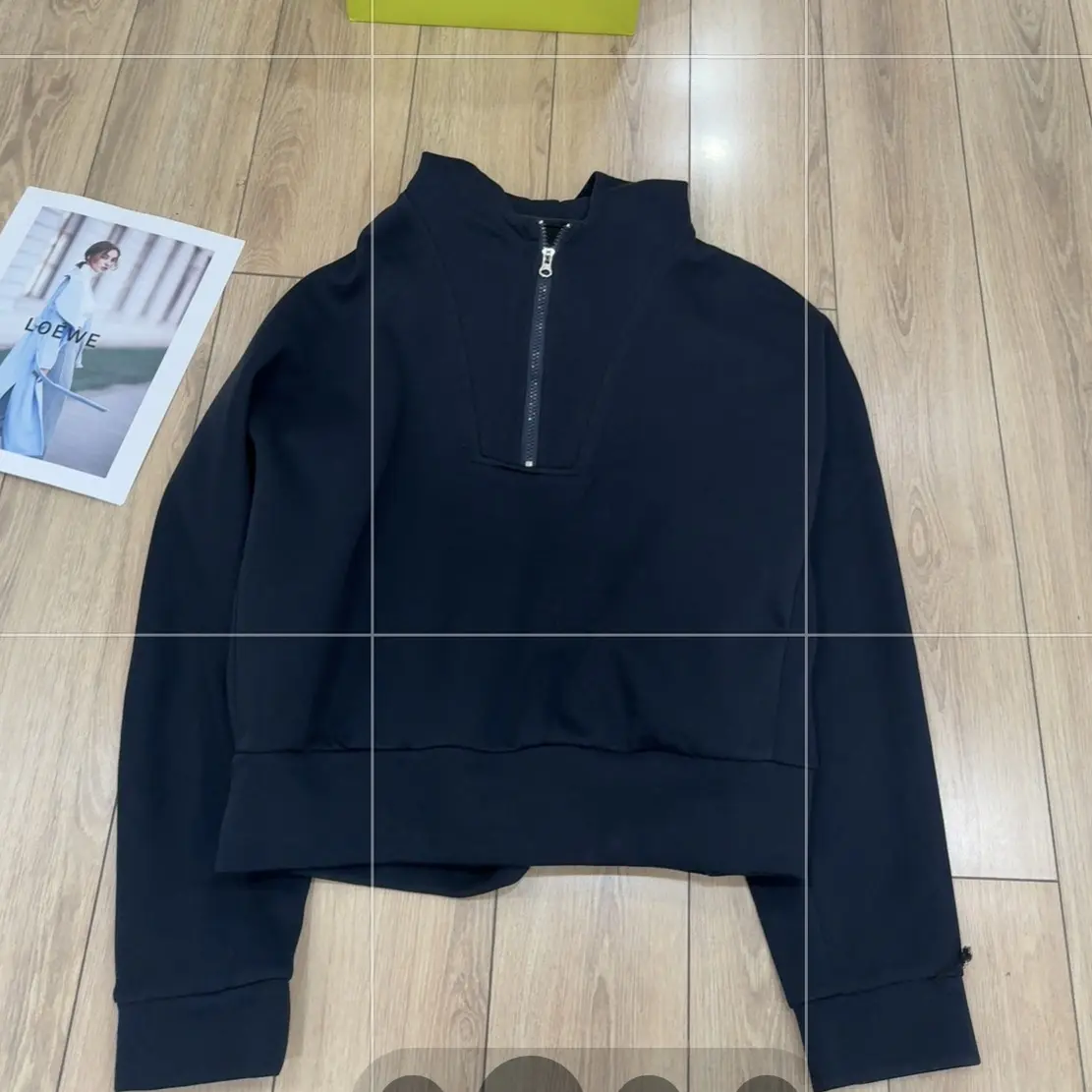 韩版半拉链连帽卫衣宽松慵懒风休闲百搭上衣秋冬新款女装