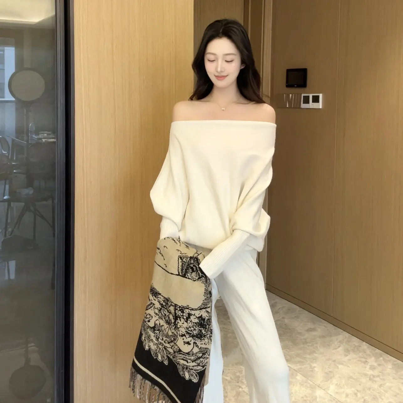 柚子【巅峰套装】针织秋冬套装 两件套