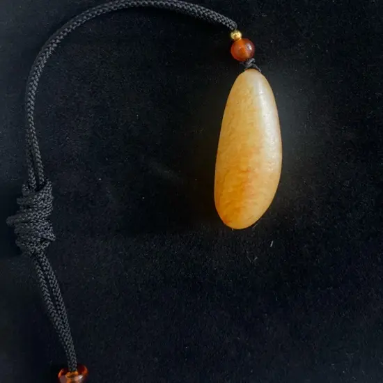 和田玉原石随形吊坠挂件时尚百搭纯手工挂坠