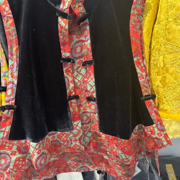 秋季中高档时尚中老年中国风提花马甲