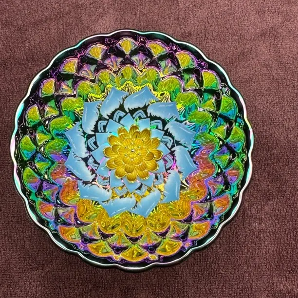 七彩蓝莲花-高端茶器主人杯