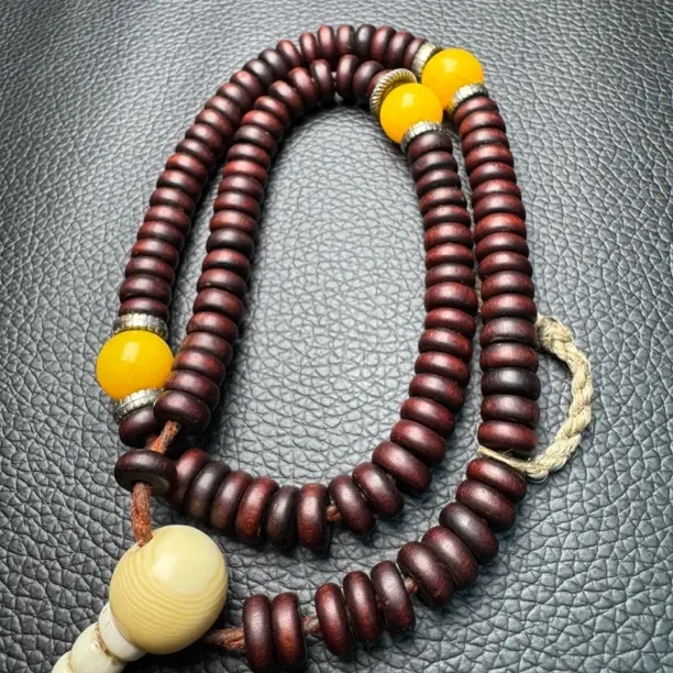 102紫檀药片型手串