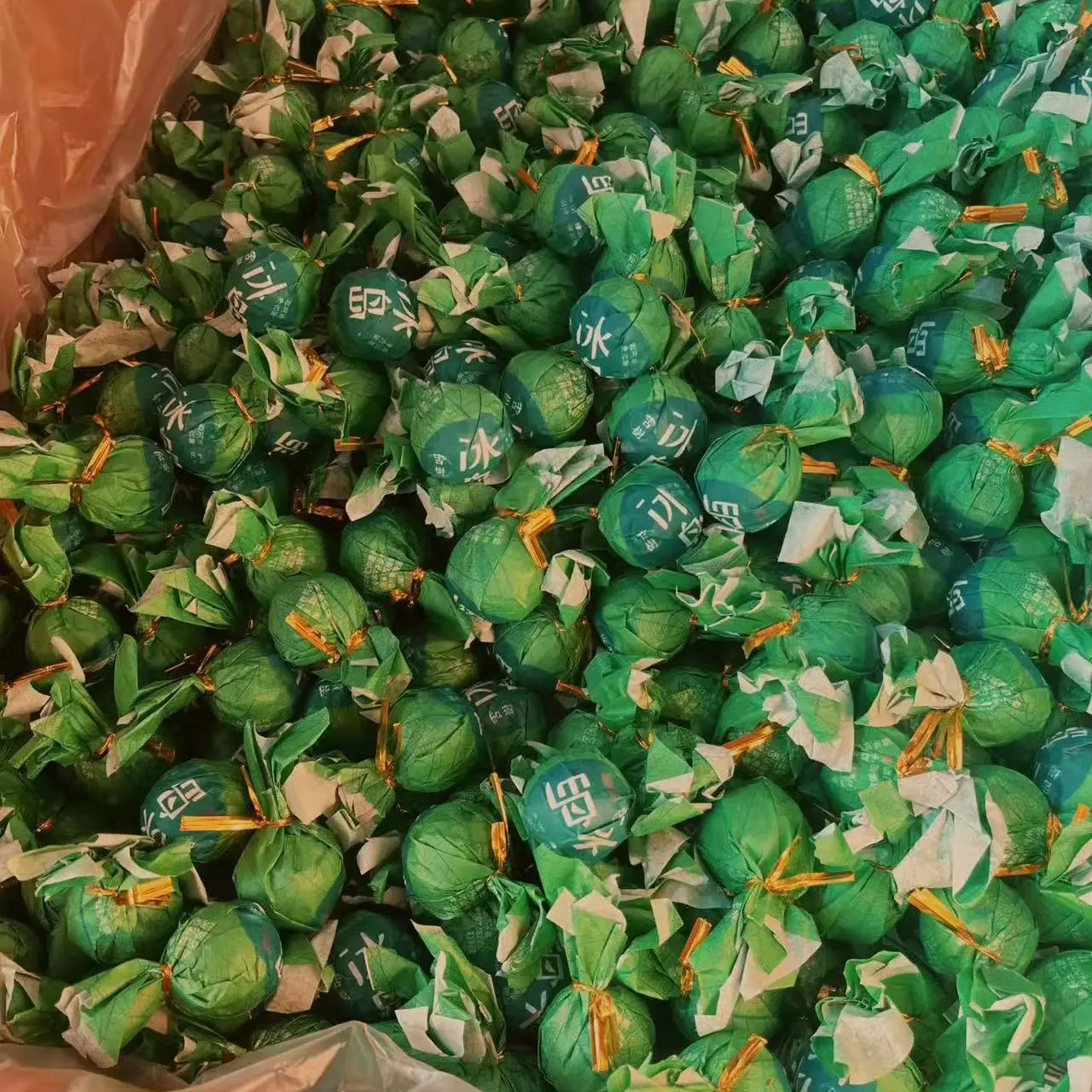 冰岛 古树普洱龙珠生茶 花香蜜韵好品质