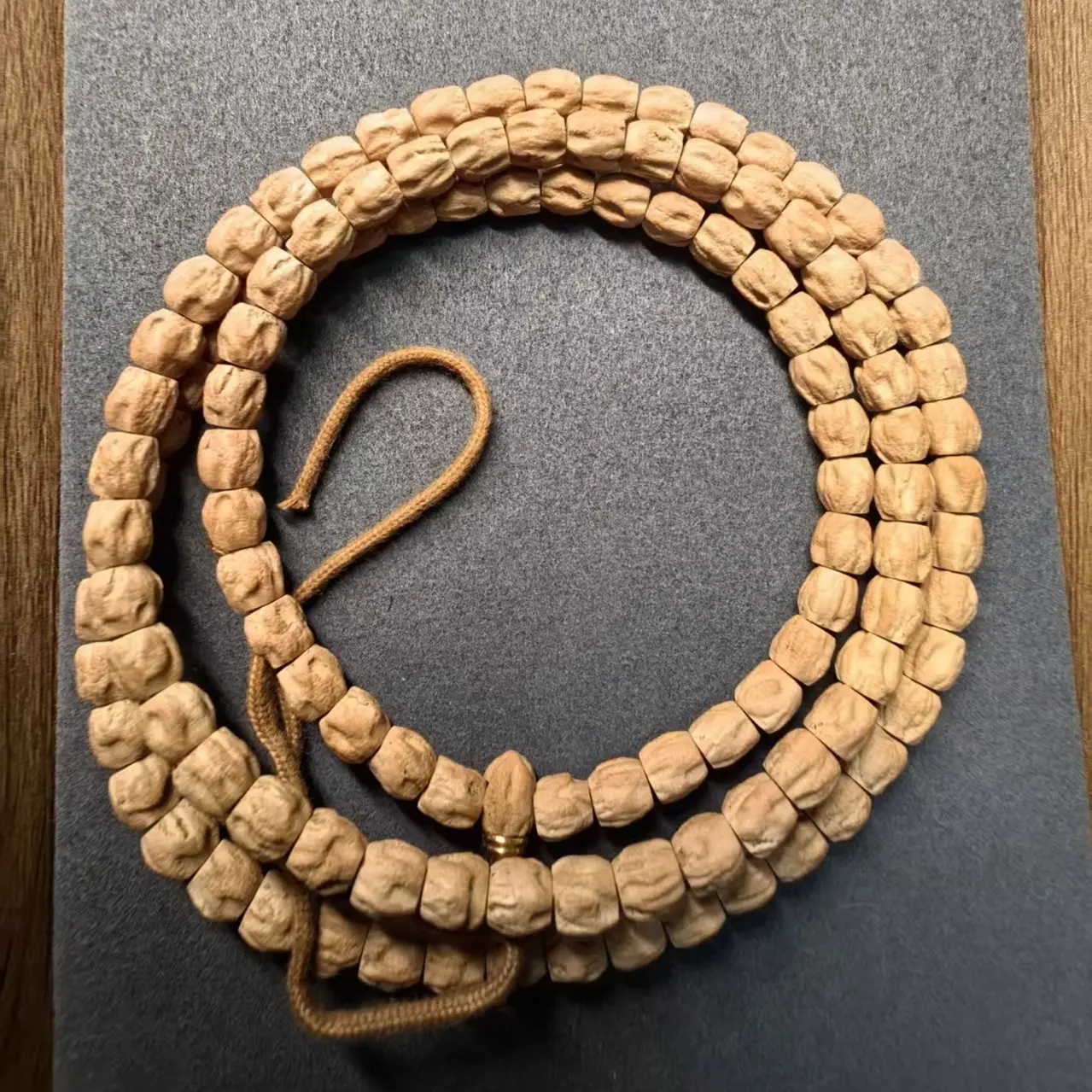 热振高油密百香籽直筒文玩长串脖挂