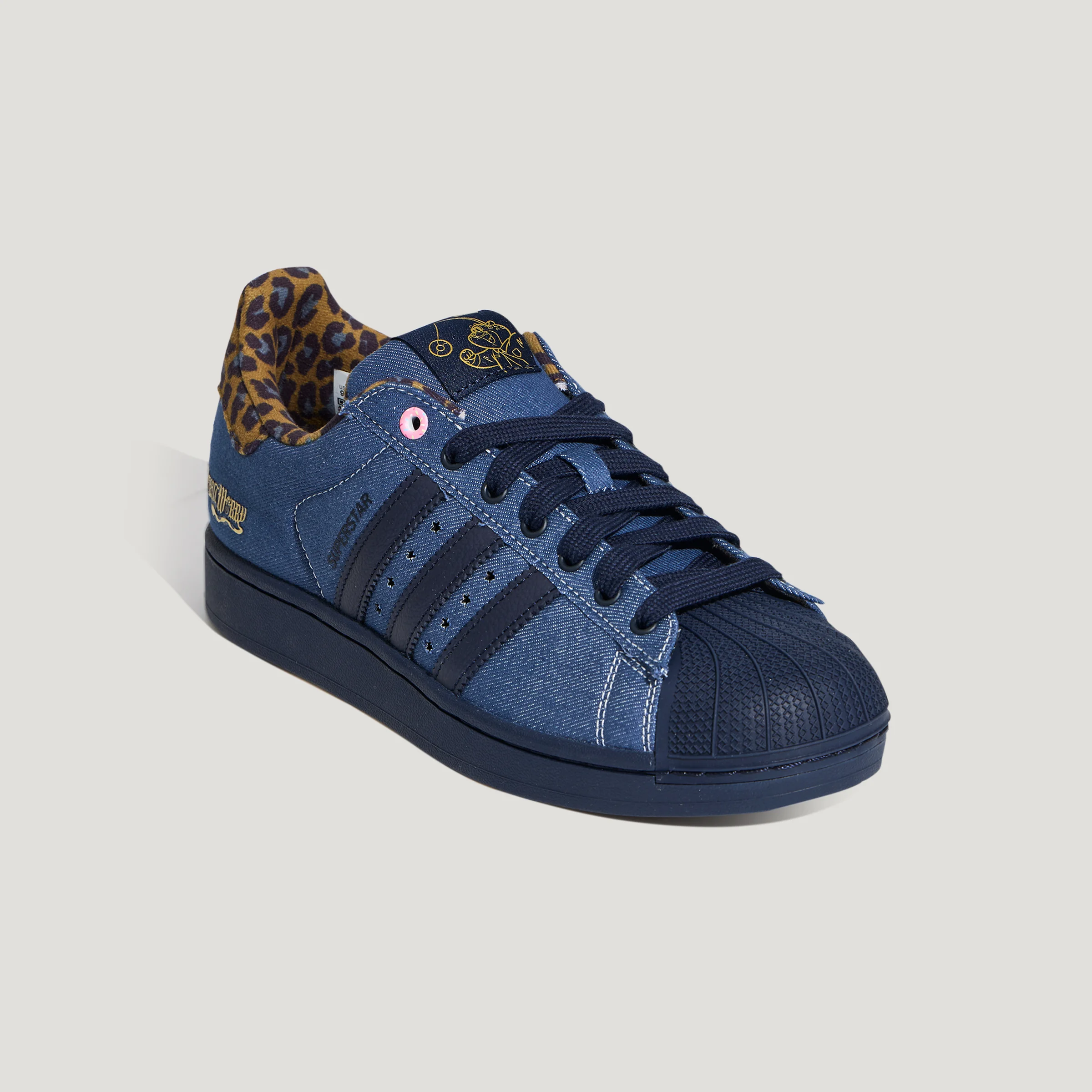 adidas/SUPERSTAR II 疯狂动物城豹警官联名经典贝壳头鞋 KH7260