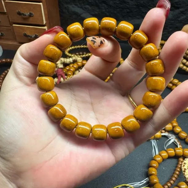 匠作局一毕业级实心紫金鼠老型手串（发货已直播间为准）