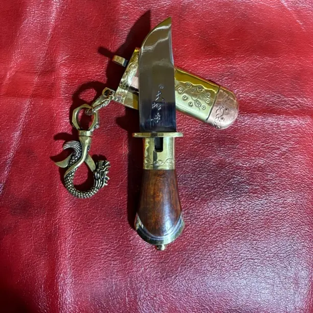 纯手工锻打夹钢工艺掌中宝小刀收藏送礼户外家用削皮吃肉瓜果刀