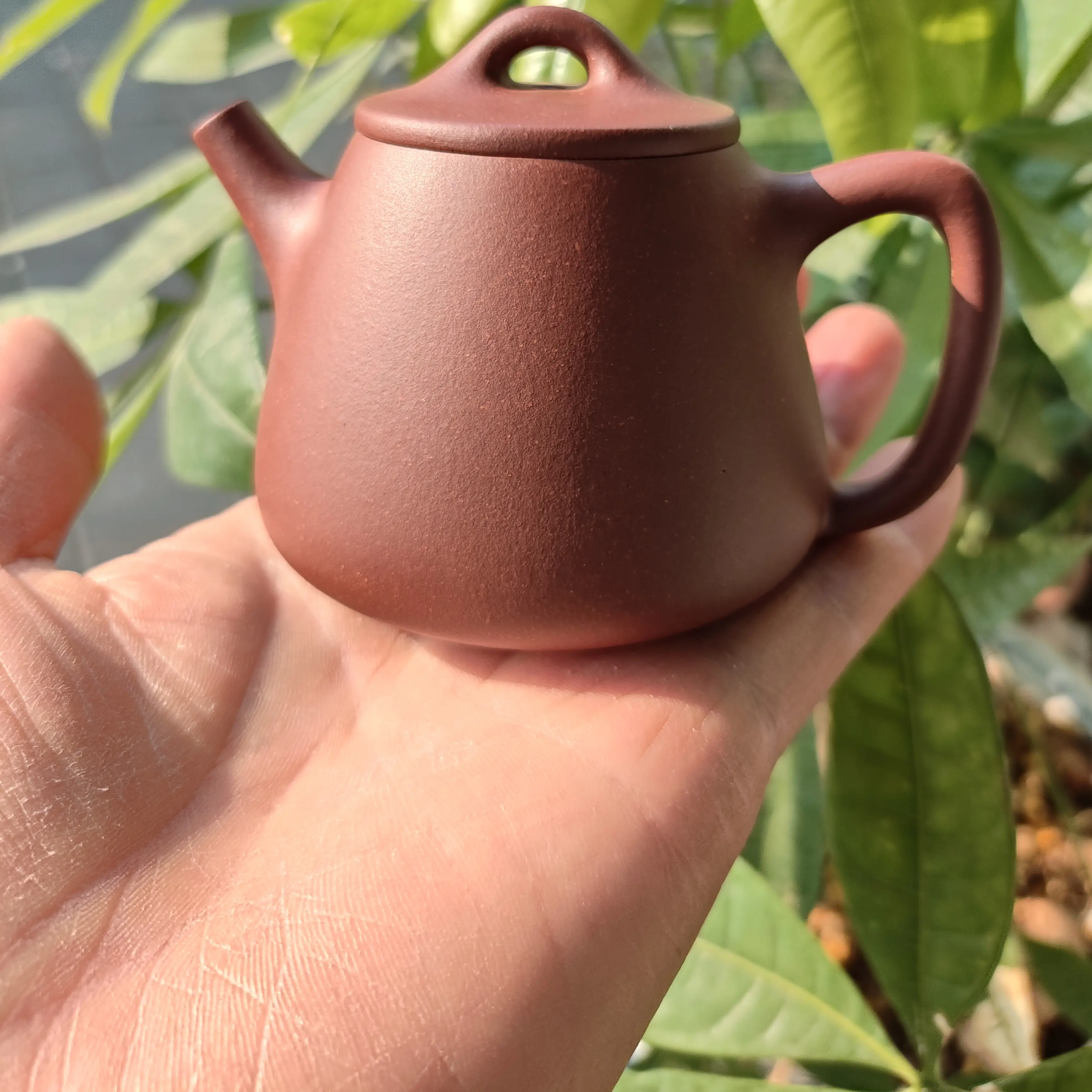 宜兴原矿底槽青半手工160cc左右高石瓢功夫泡茶茶具紫砂壶