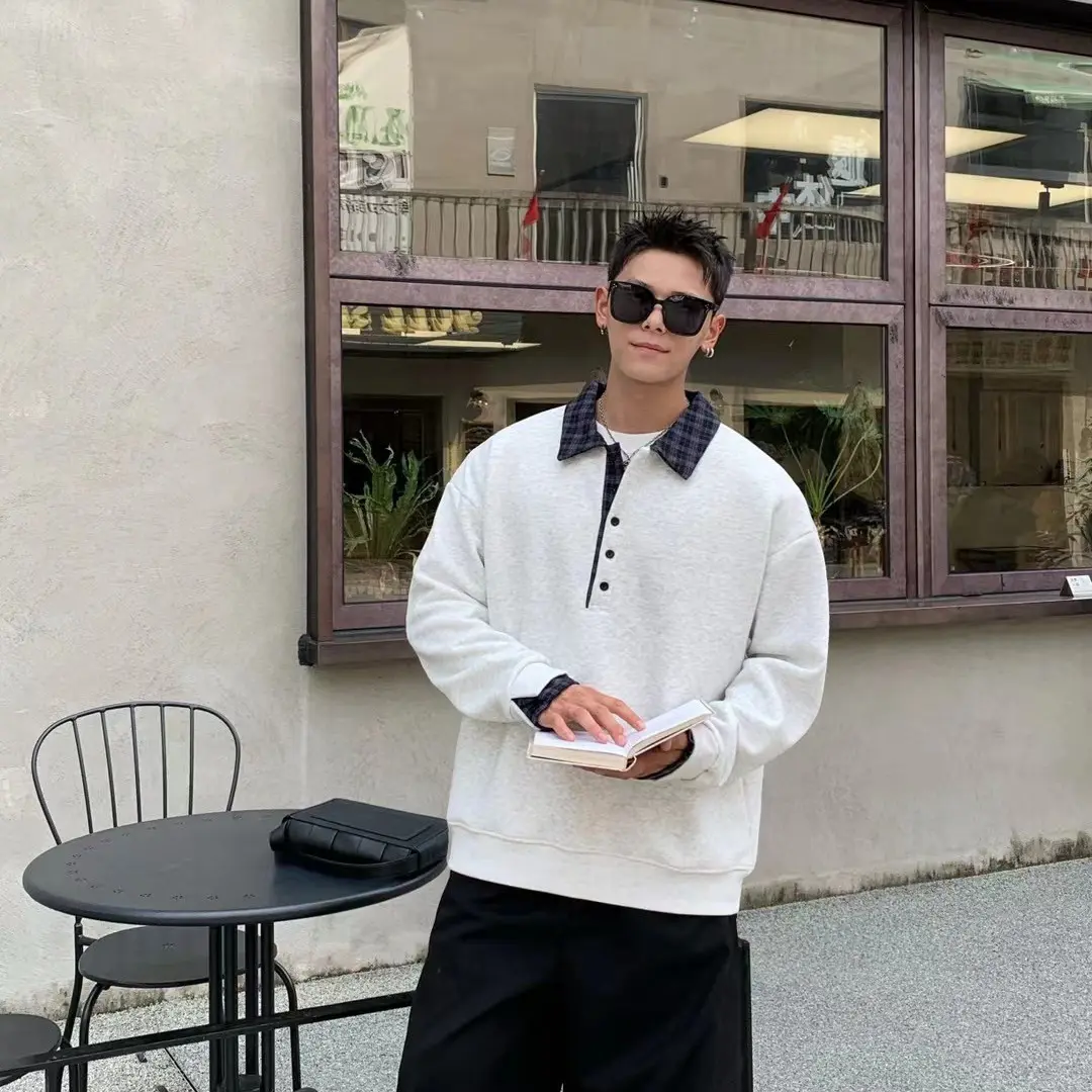 （大米专属）免烫透气常规印花宽松型秋冬卫衣休闲翻领时尚百搭