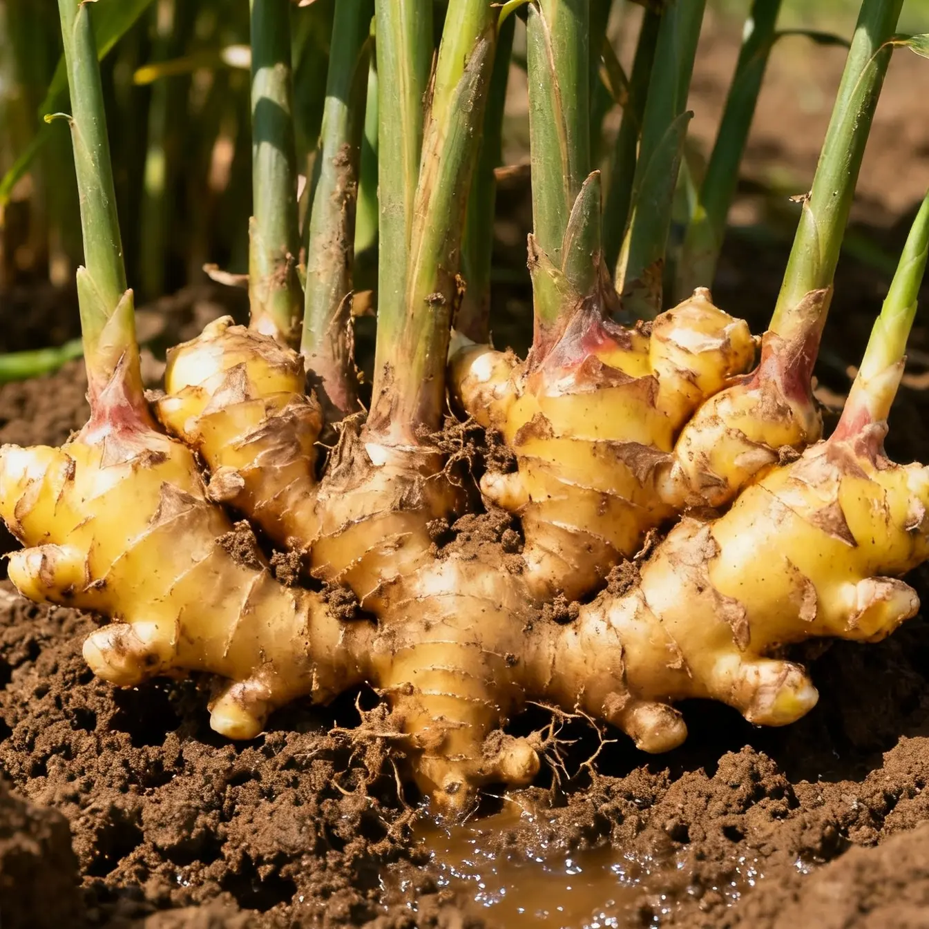 农家自种小黄姜新鲜现挖老姜月子姜山地种植姜香味浓郁辛辣适中