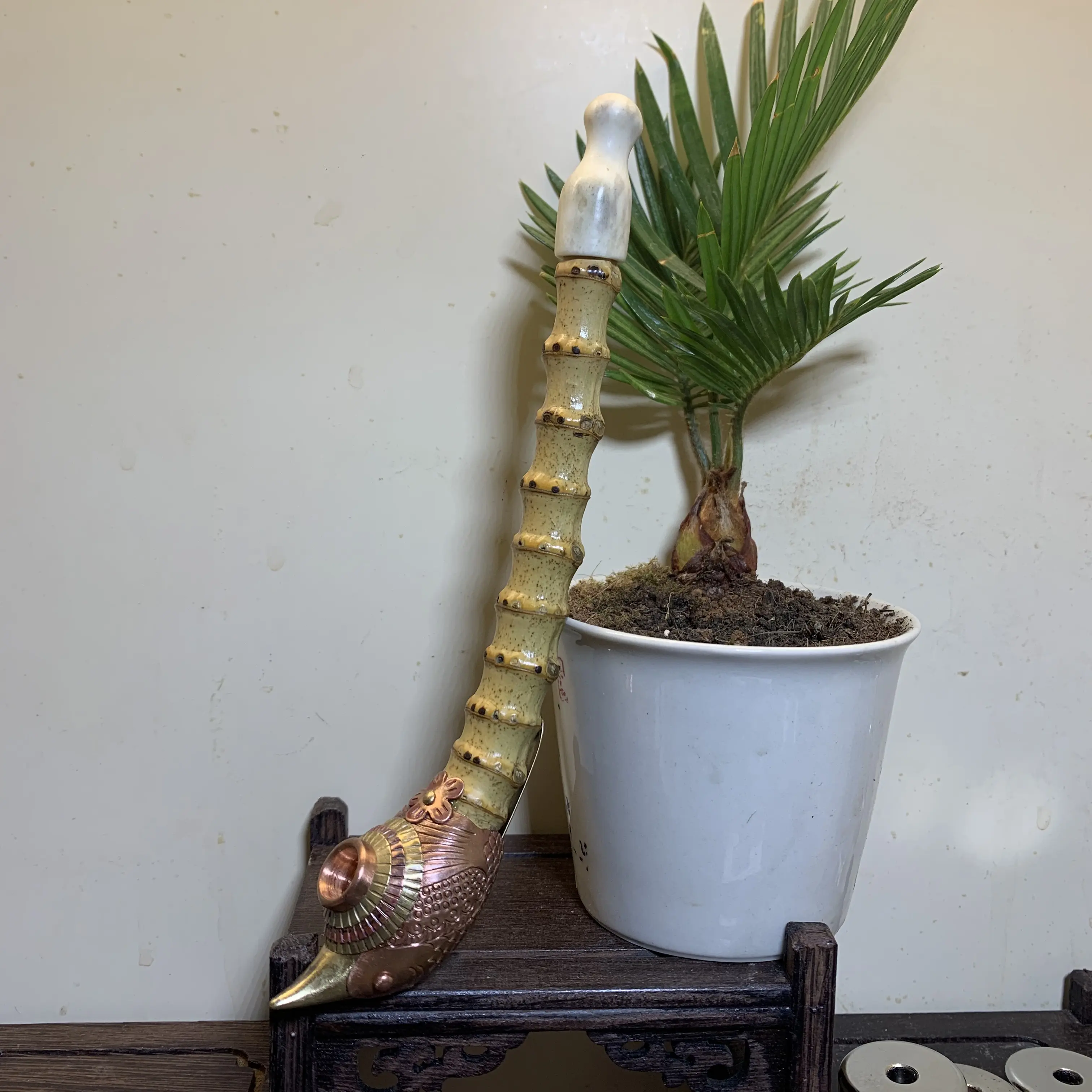 非遗手工竹子烟斗复古烟杆