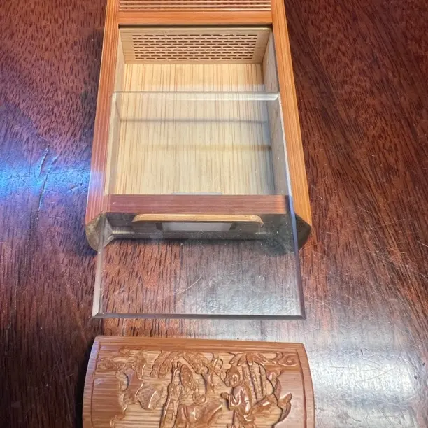 纯老玉竹黄蛉盒竹蛉盒金钟盒虫具鸣虫盒
