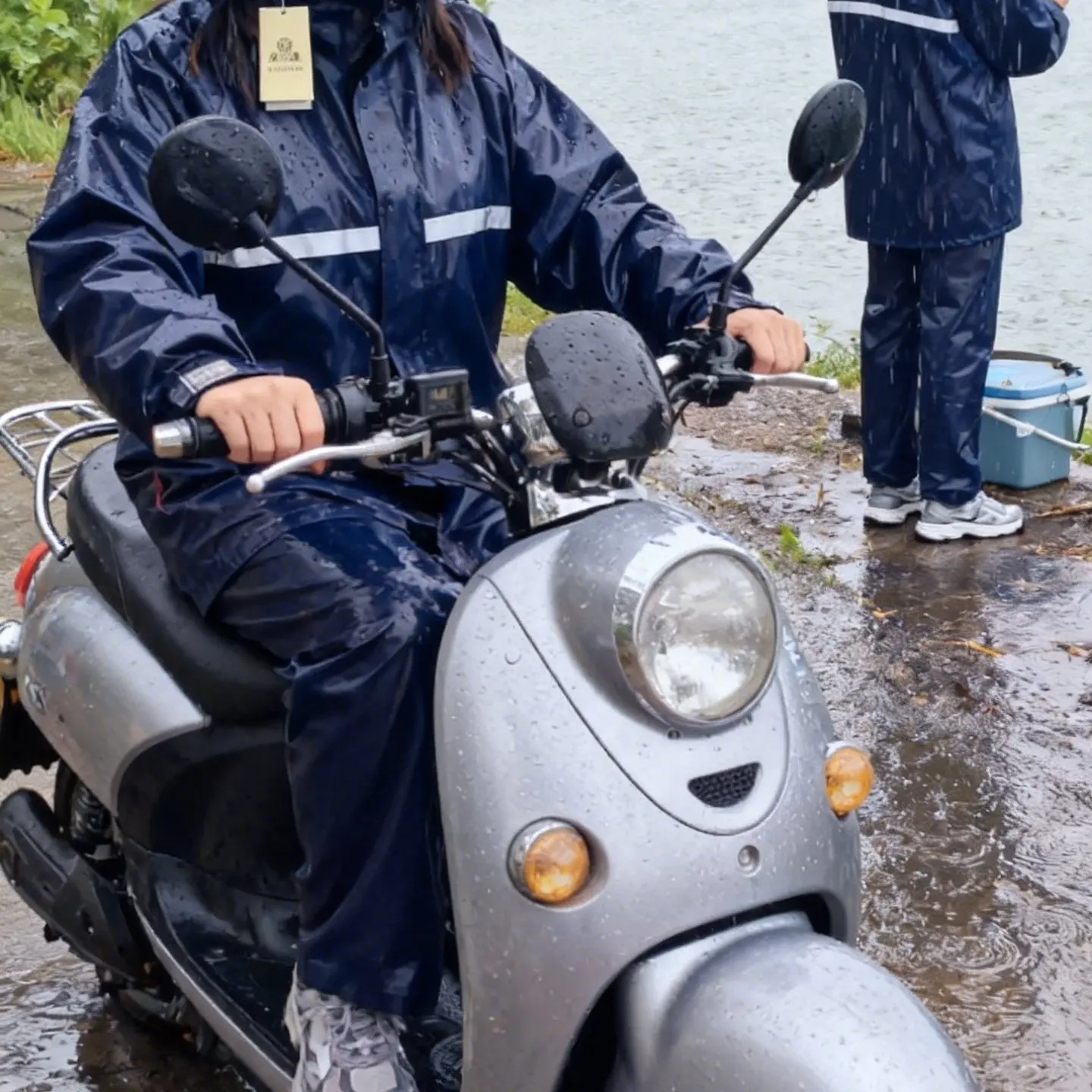 长款全身防暴雨雨衣男女款户外骑行徒步电动摩托车分体式雨衣雨披
