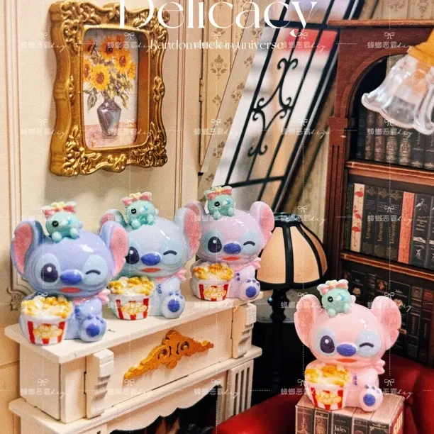 【恶霸定制】立体史迪奇树脂配件diy手工配件奶油胶发夹挂件配件