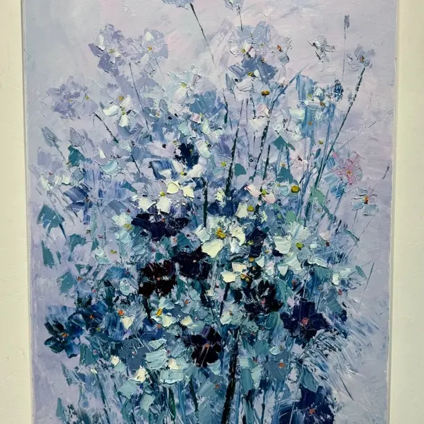 《繁花似锦》植物花卉油画风格装饰画适合客厅餐厅卧室玄关挂画壁画