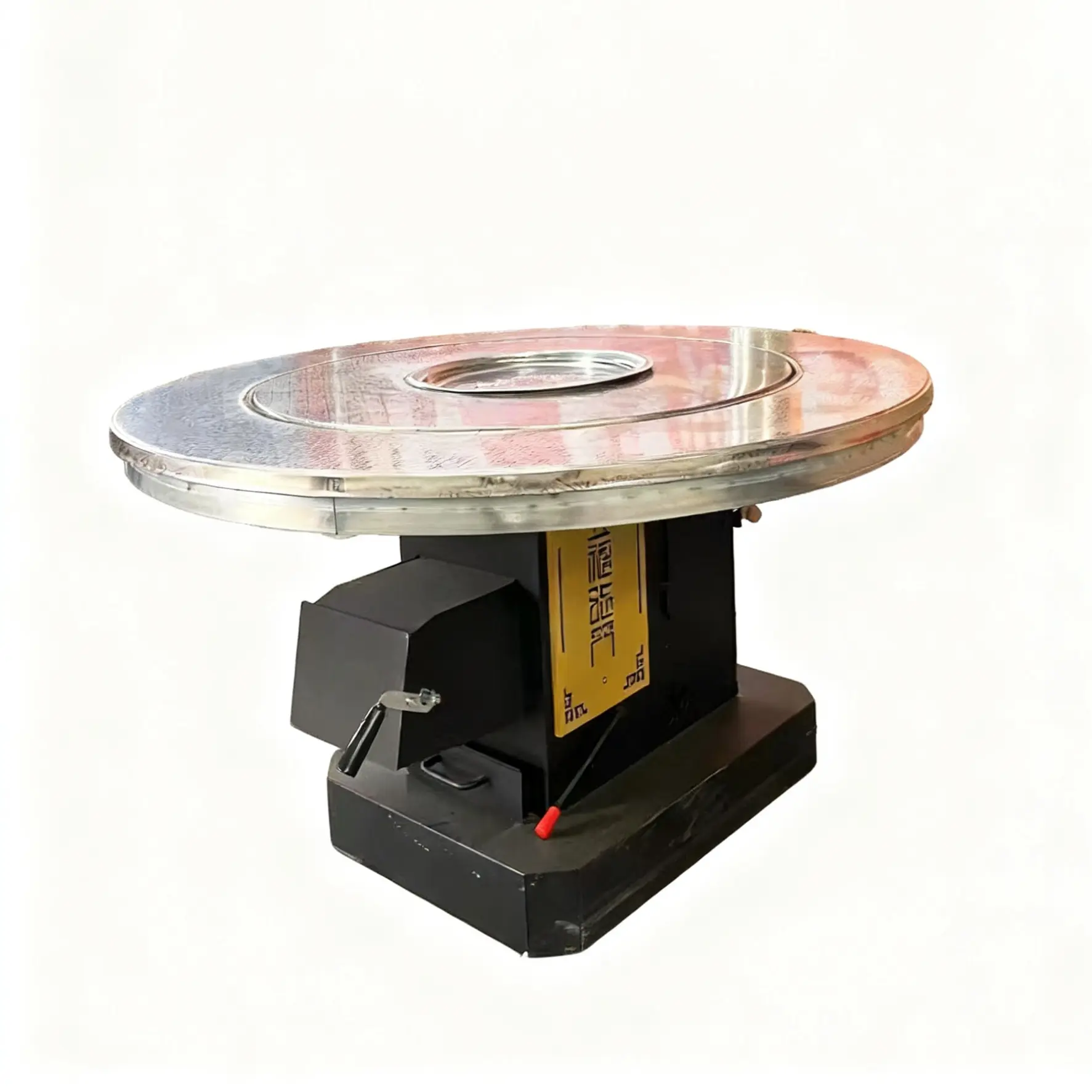 【封火过夜】1米2加厚不锈钢桌面 带转盘