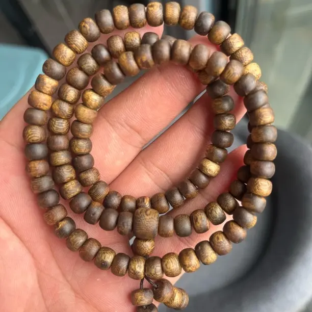 沉香【高结油】算盘0.7多圈手串16g+多样性发一