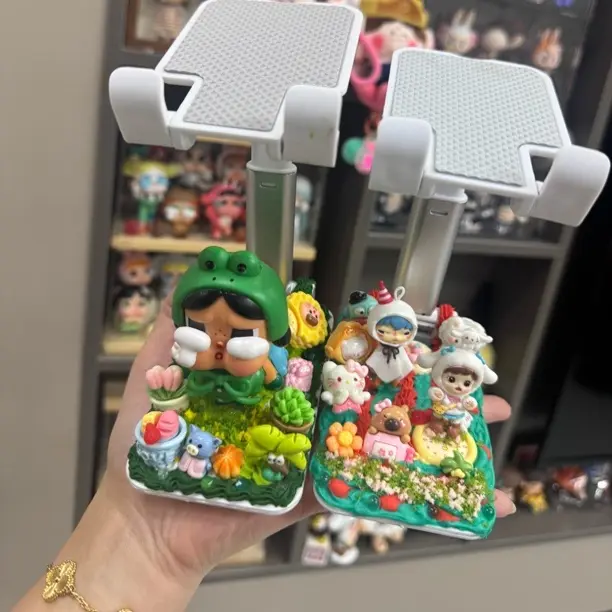 多功能可升降折叠可爱风手机平板支架桌面通用