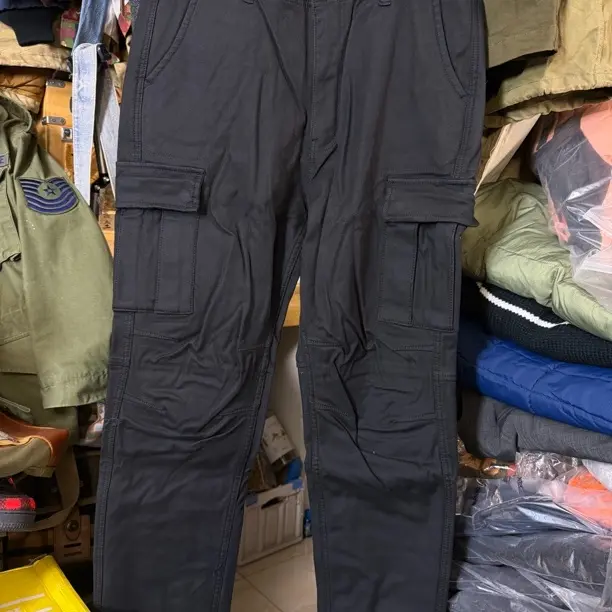 重工男士水洗弹力口袋长裤工装风冲锋裤休闲裤男式工装裤加绒加厚