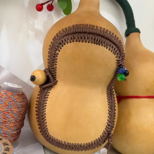 天然手工创意葫芦收纳包