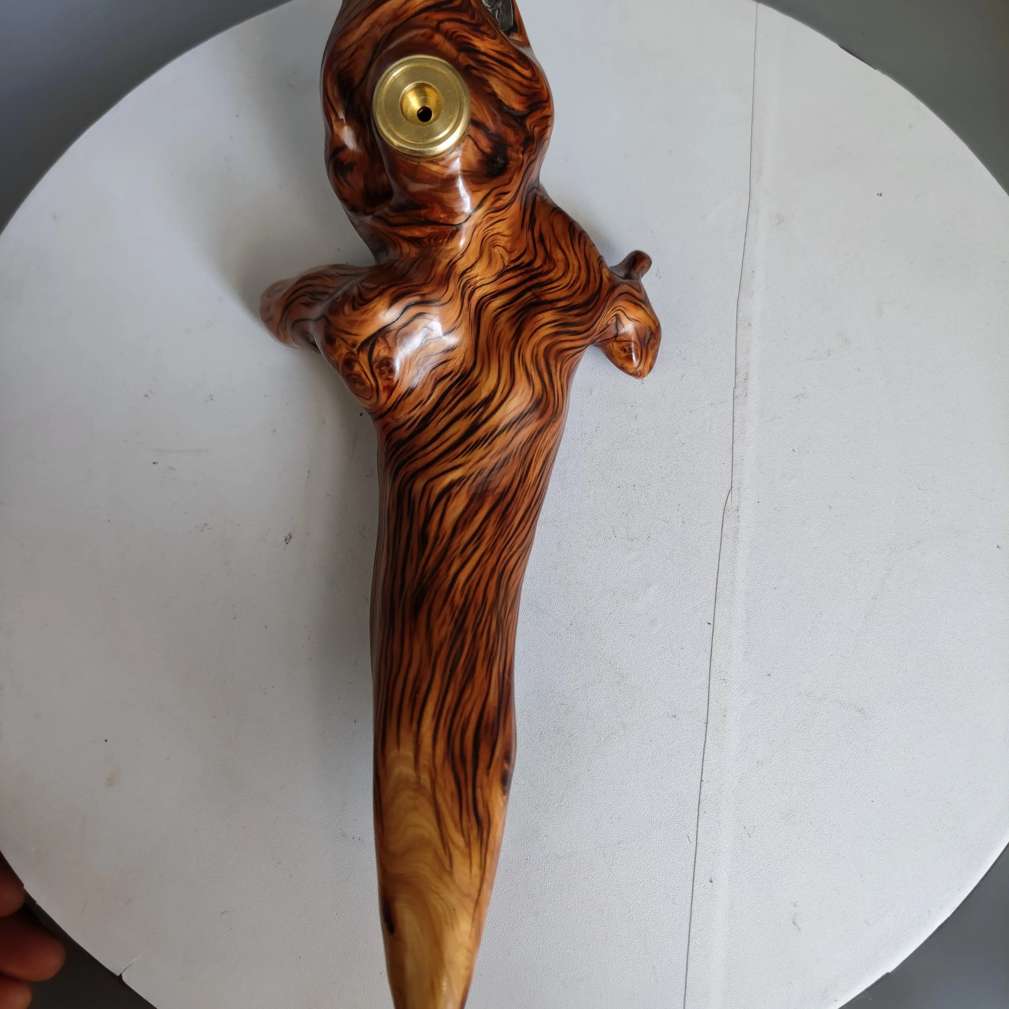 崖柏陈化独坨坨全纹理精品精工大斗斗。